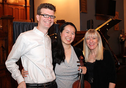 Scott St. John, Sharon and Pauline Martin